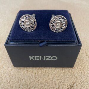 Kenzo Silver-Color round shape Cufflinks